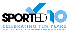 an image of SportED Celebrating 10 years logo